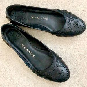 Jack Rogers Black Flats - Sz 8.5